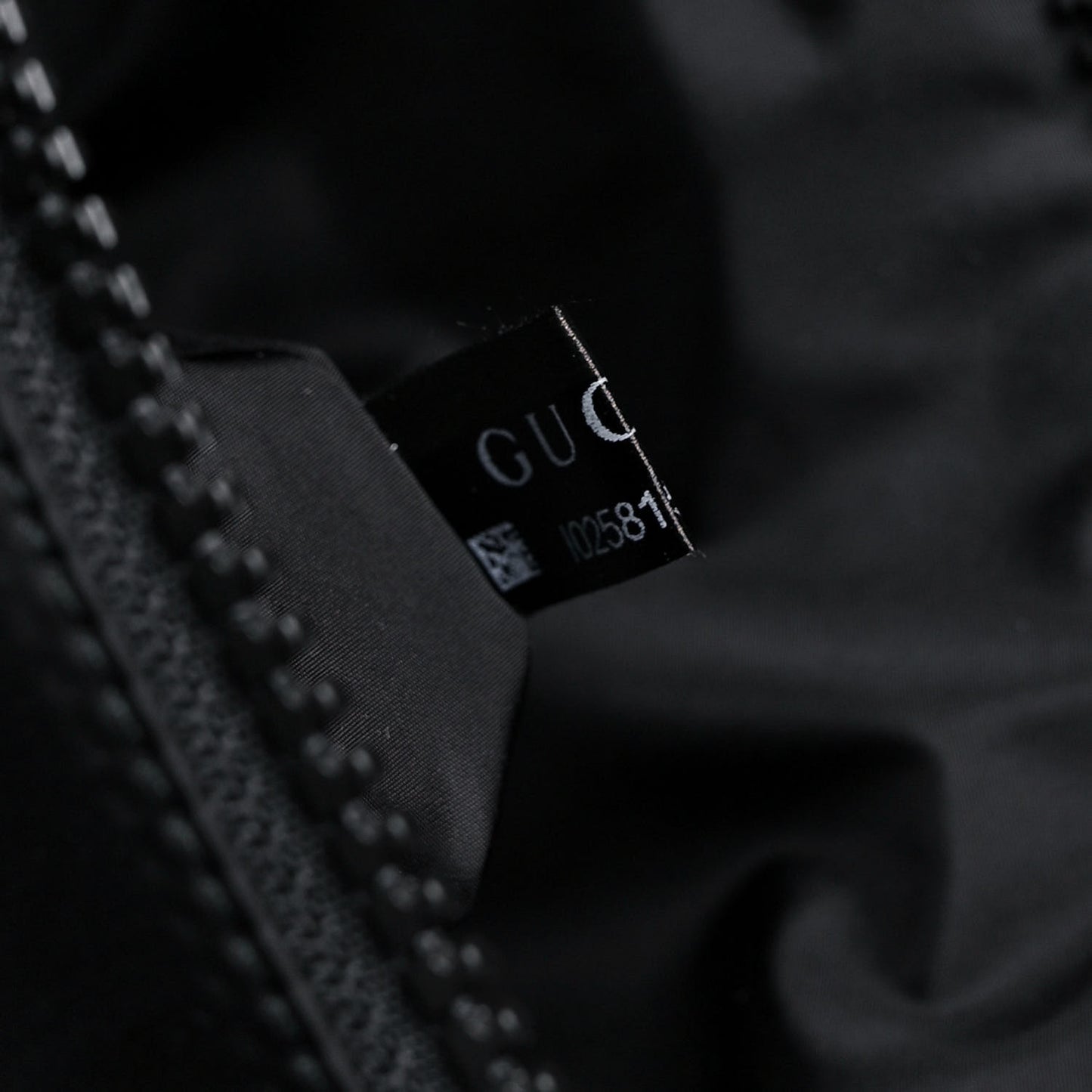 Nylon Twill 80s Logo Patch Backpack Black