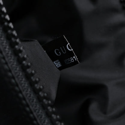Gucci Nylon Twill 80s Logo Patch Backpack Black 8 of 14