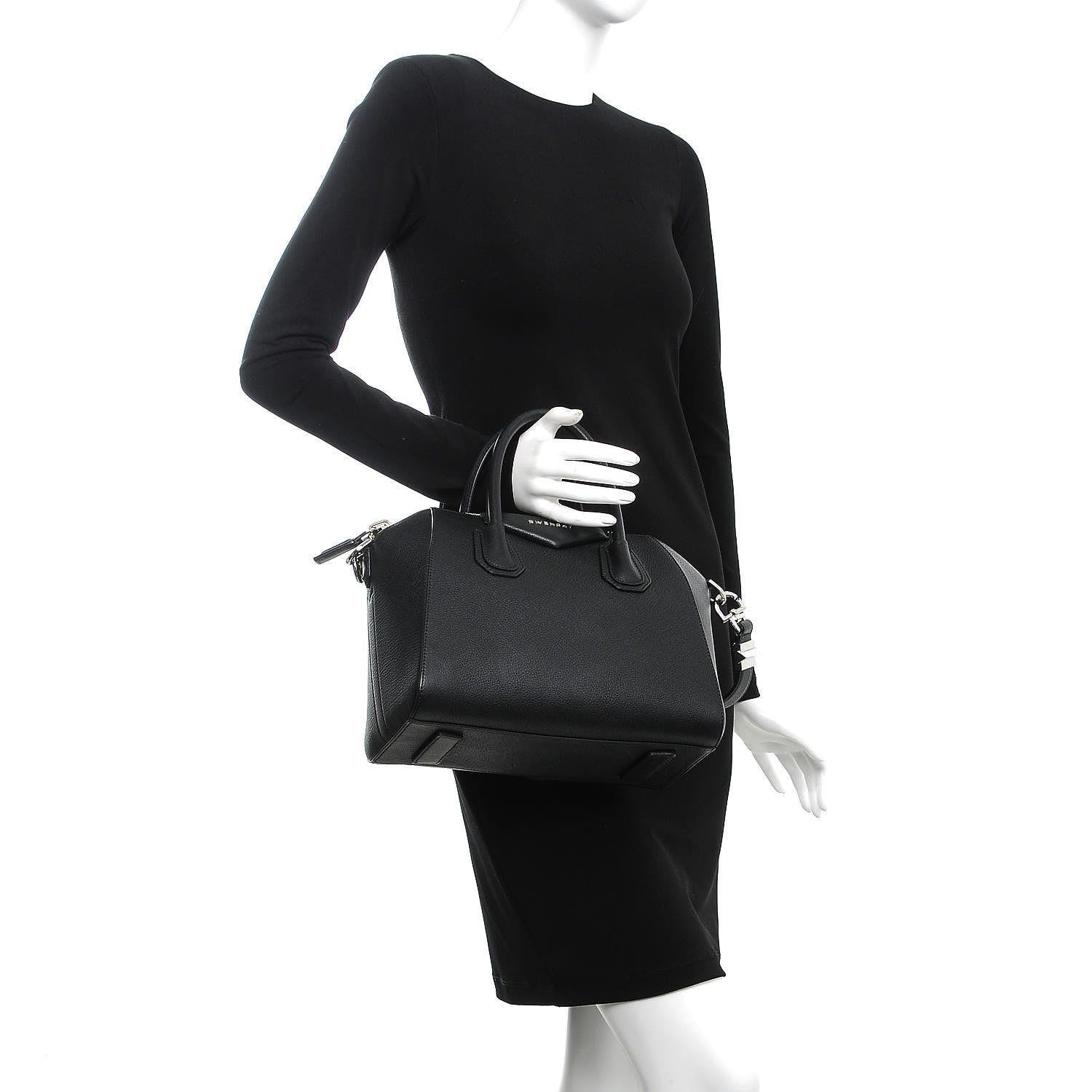 Givenchy Sugar Goatskin Small Antigona Black 3 of 10