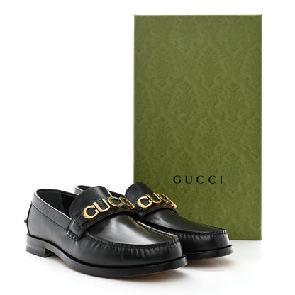 Gucci Millennial Ribot Mens Cara Loafers 10 Black 9 of 9