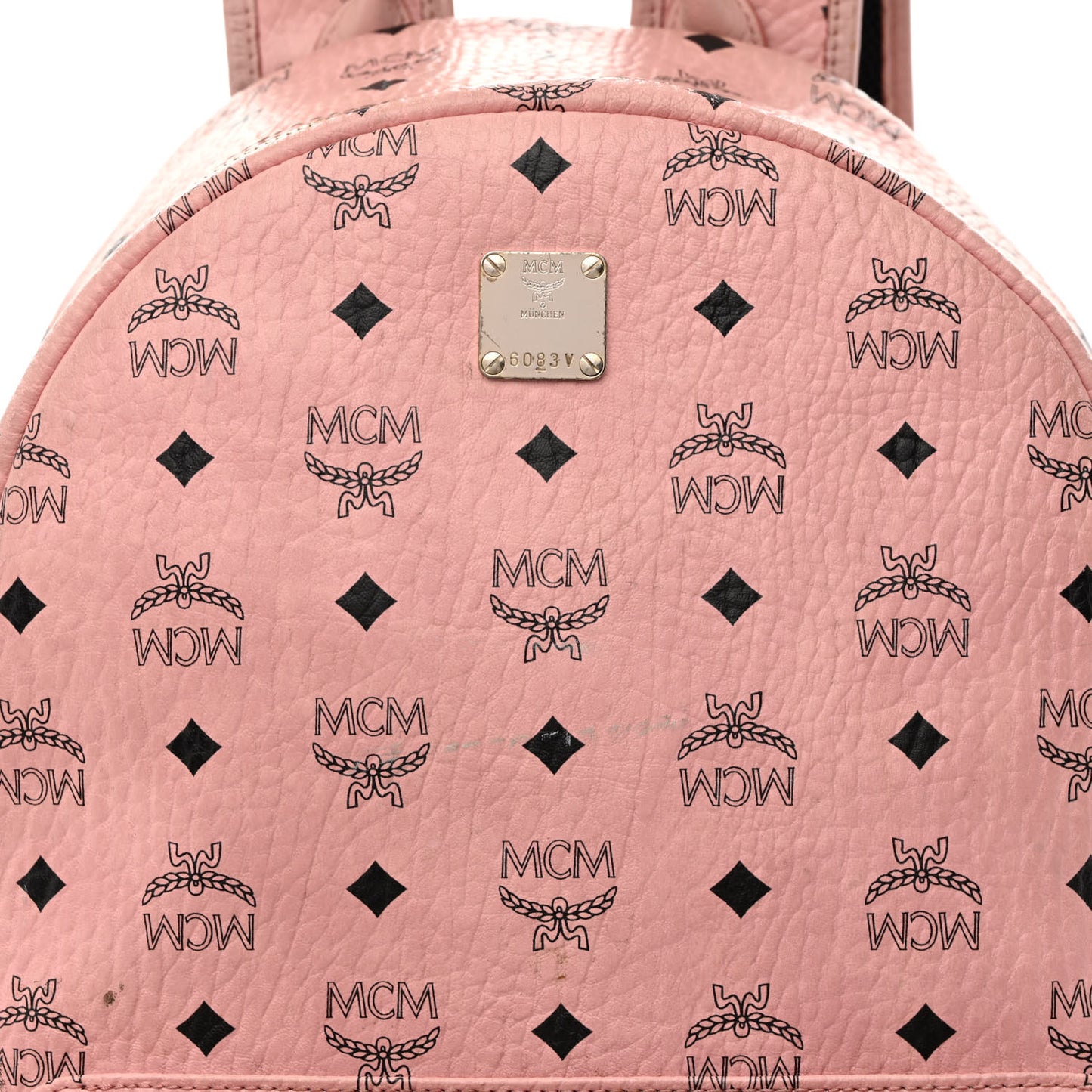 Visetos Medium Side Studs Stark Backpack Soft Pink