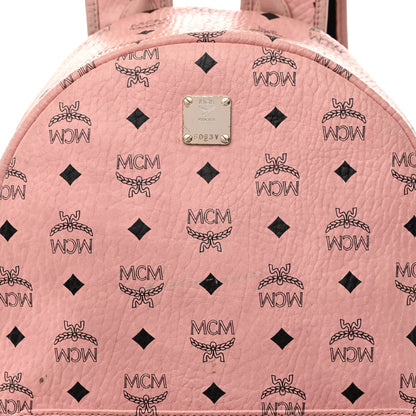 MCM Visetos Medium Side Studs Stark Backpack Soft Pink 9 of 20
