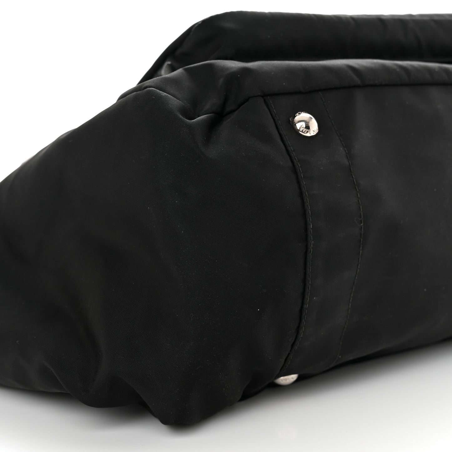 Tessuto Nylon Vela Diaper Bag Black