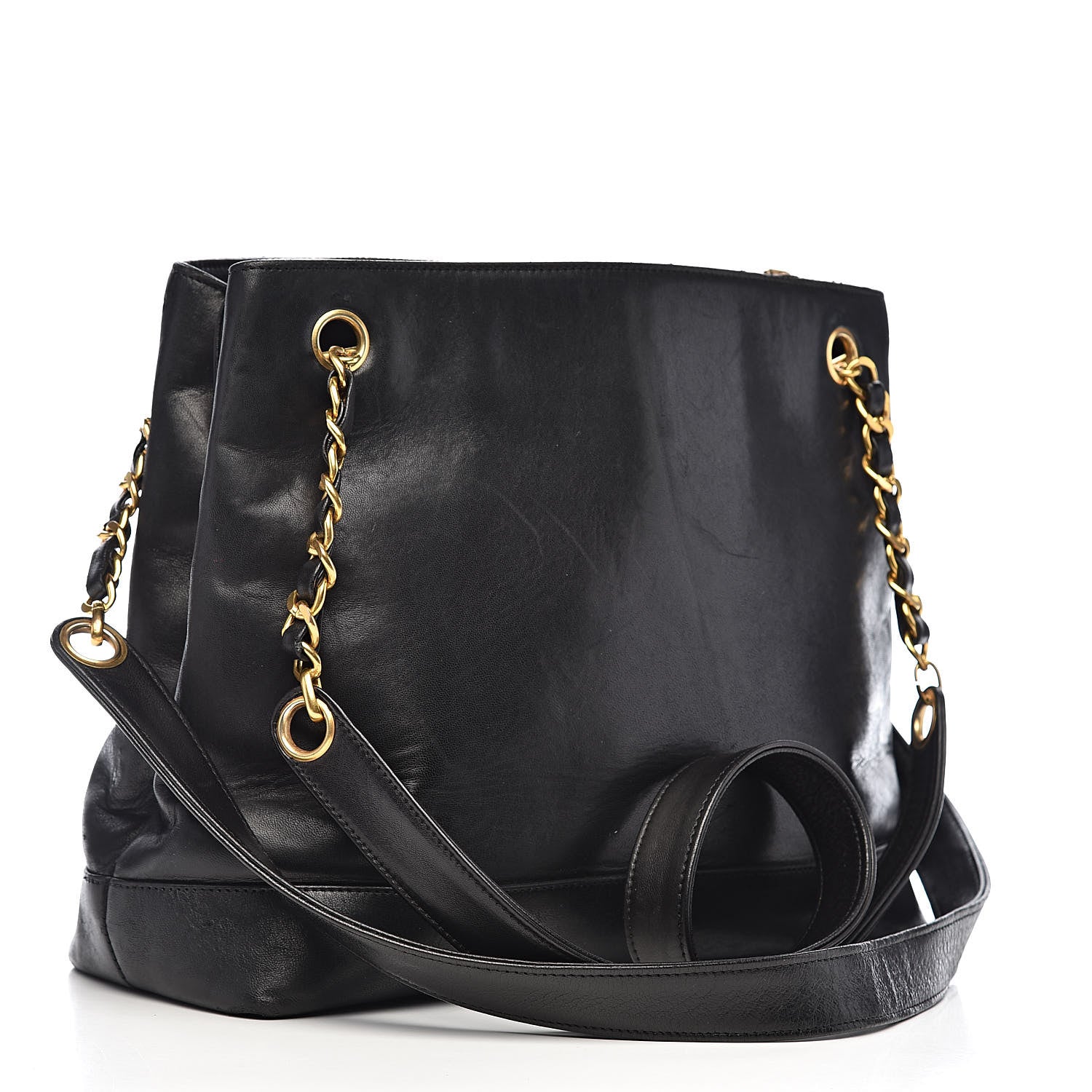 Chanel Lambskin CC Shoulder Bag Black 3 of 20