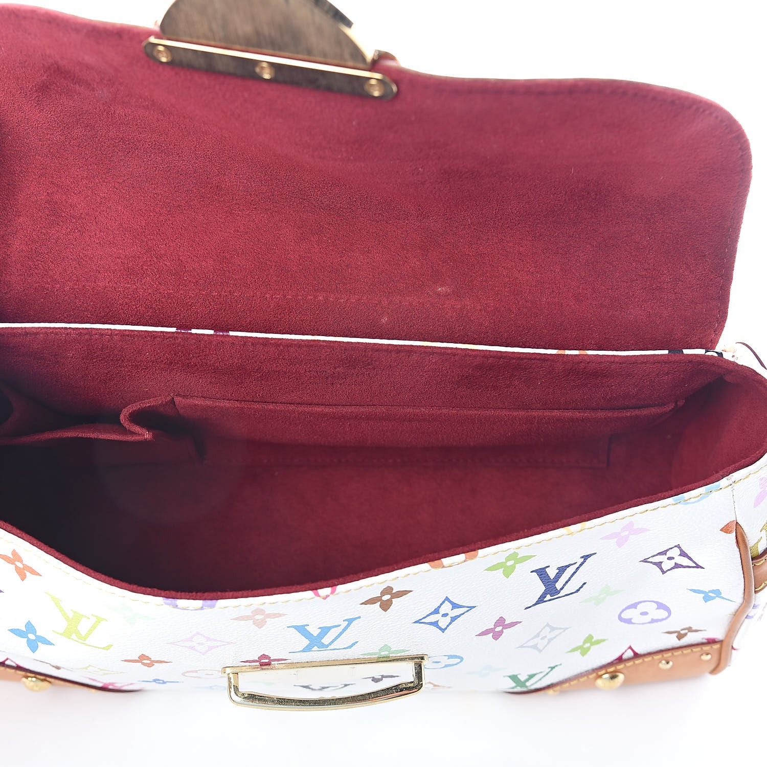 Louis Vuitton Monogram Multicolor Beverly MM White 5 of 8