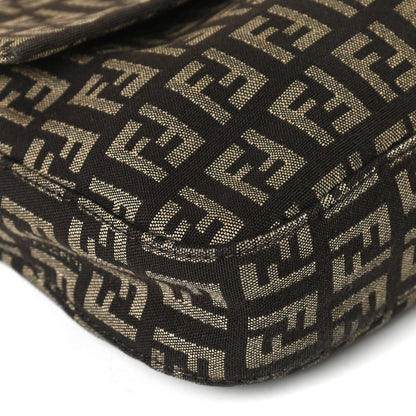 Fendi Zucchino Vitello Baguette Testa di Moro Beige 11 of 12