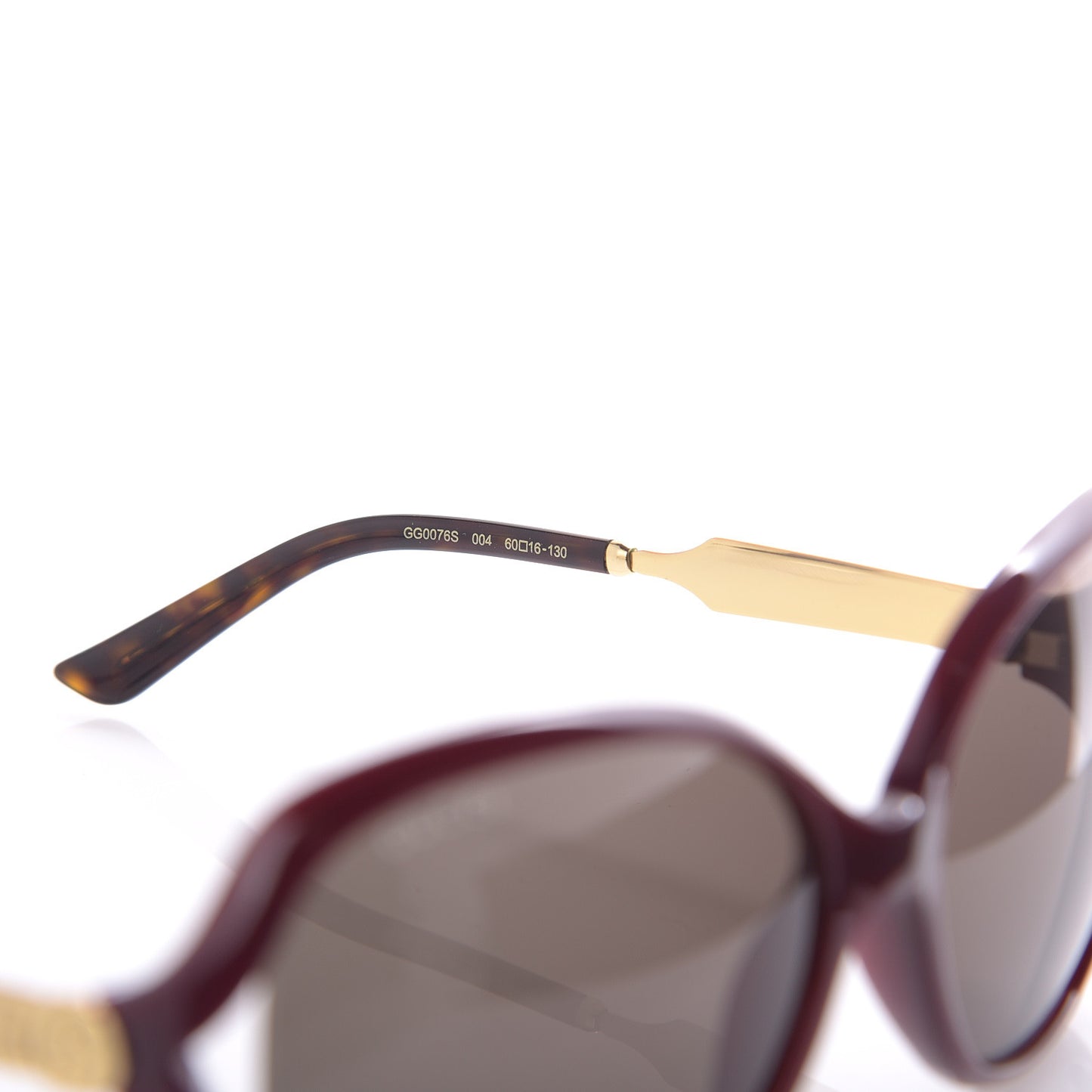 Acetate Oversized Butterfly Sunglasses GG 0076S Purple