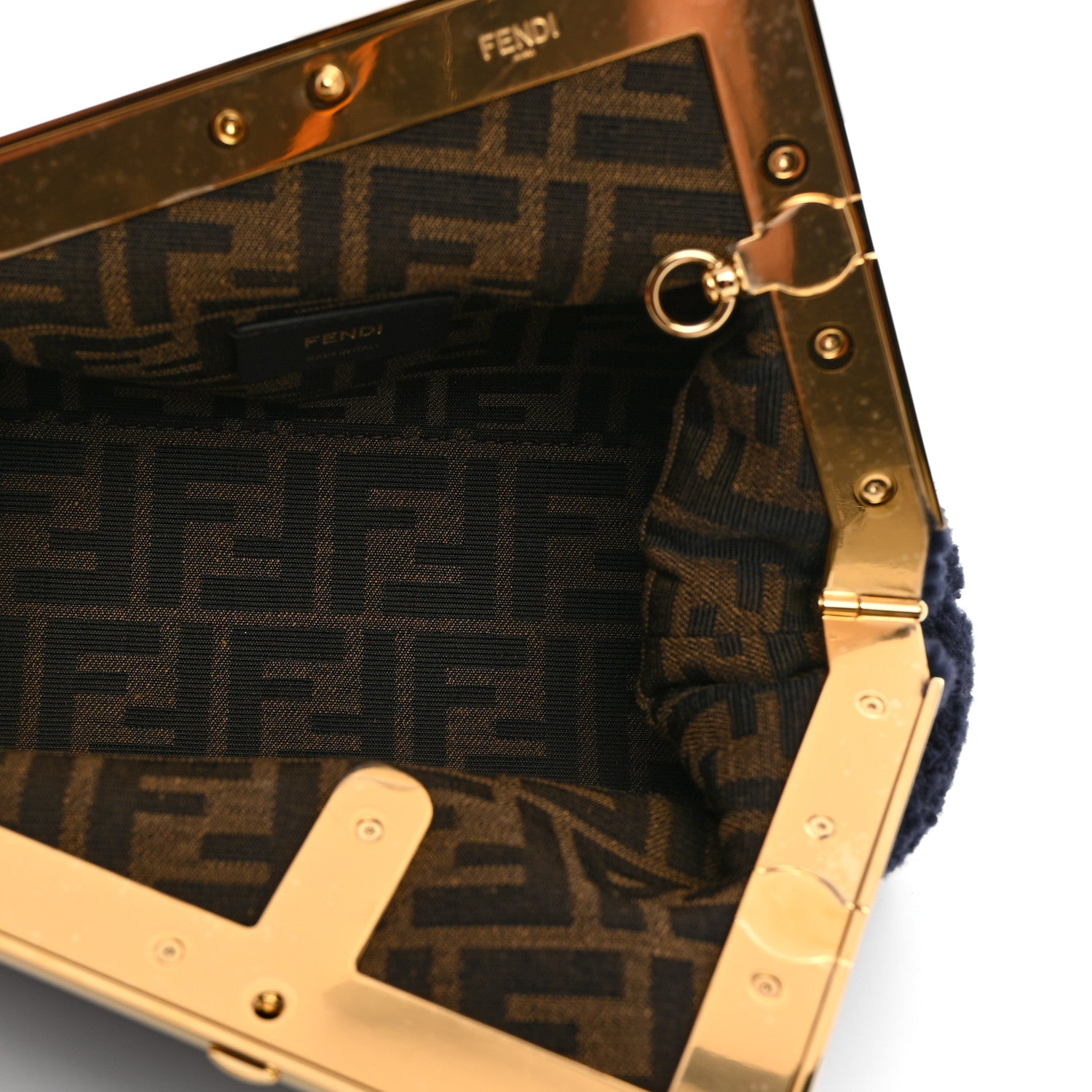 Fendi Shearling Small Fendi First Midnight 5 of 11
