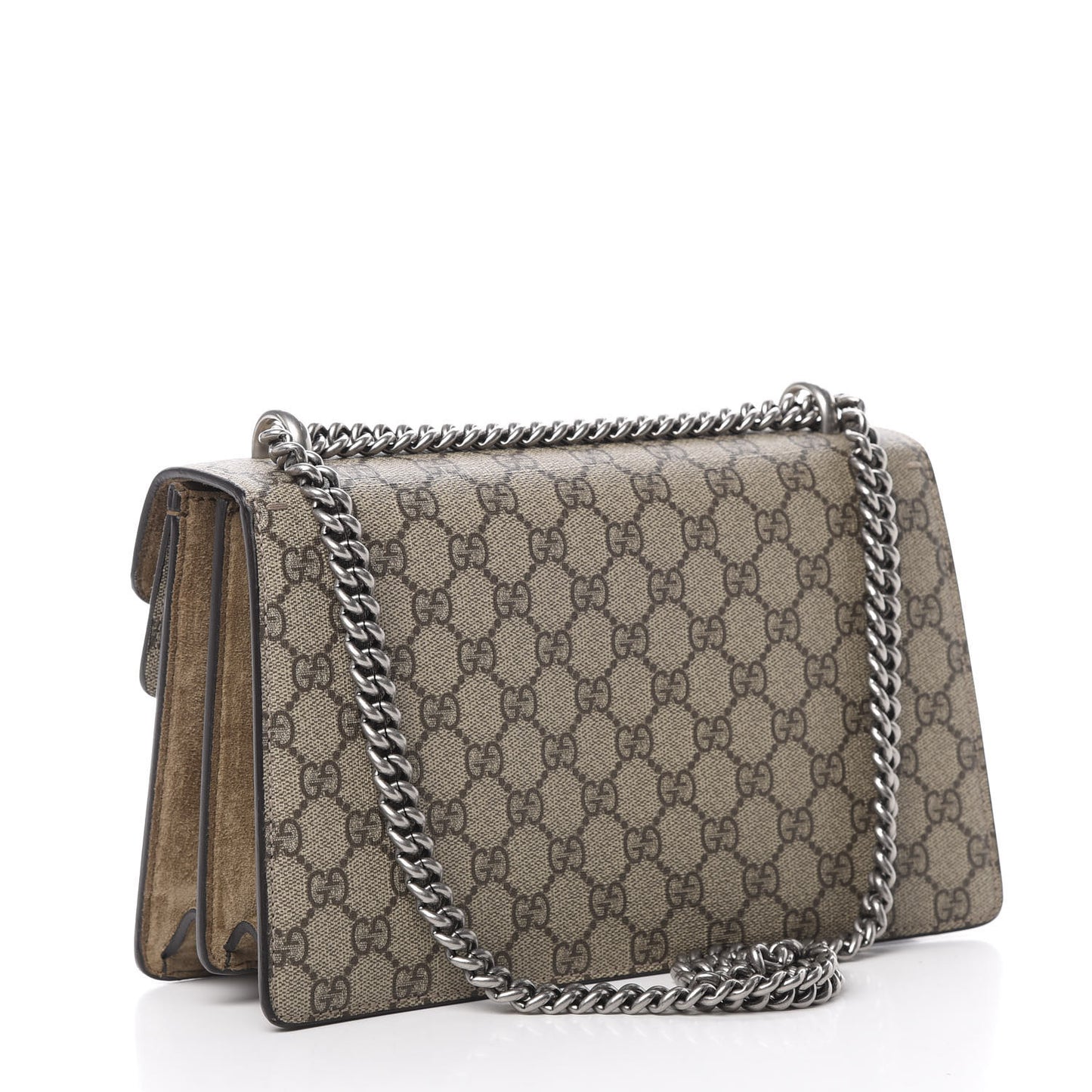 GG Supreme Monogram Small Dionysus Shoulder Bag Taupe
