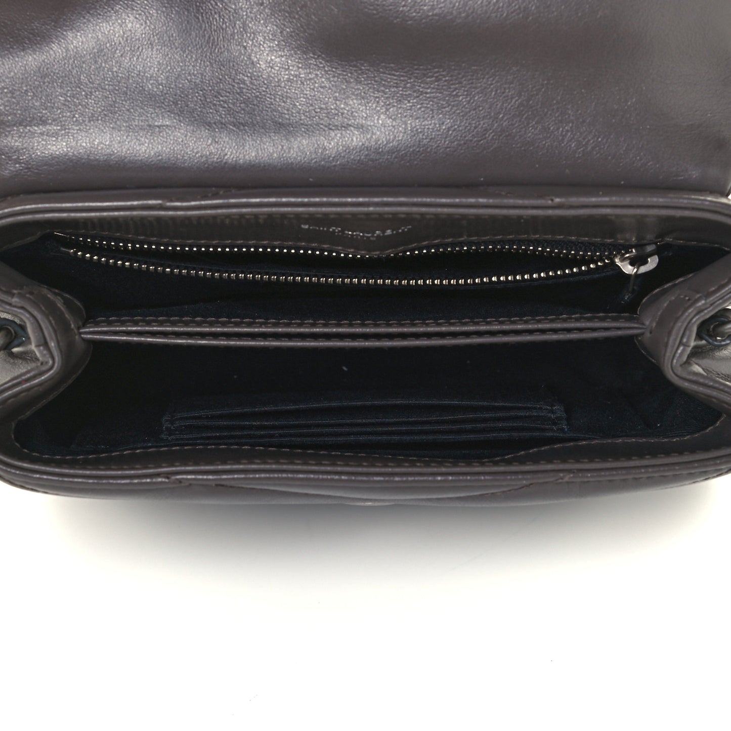 Calfskin Y Quilted Monogram Toy Loulou Crossbody Bag Faggio