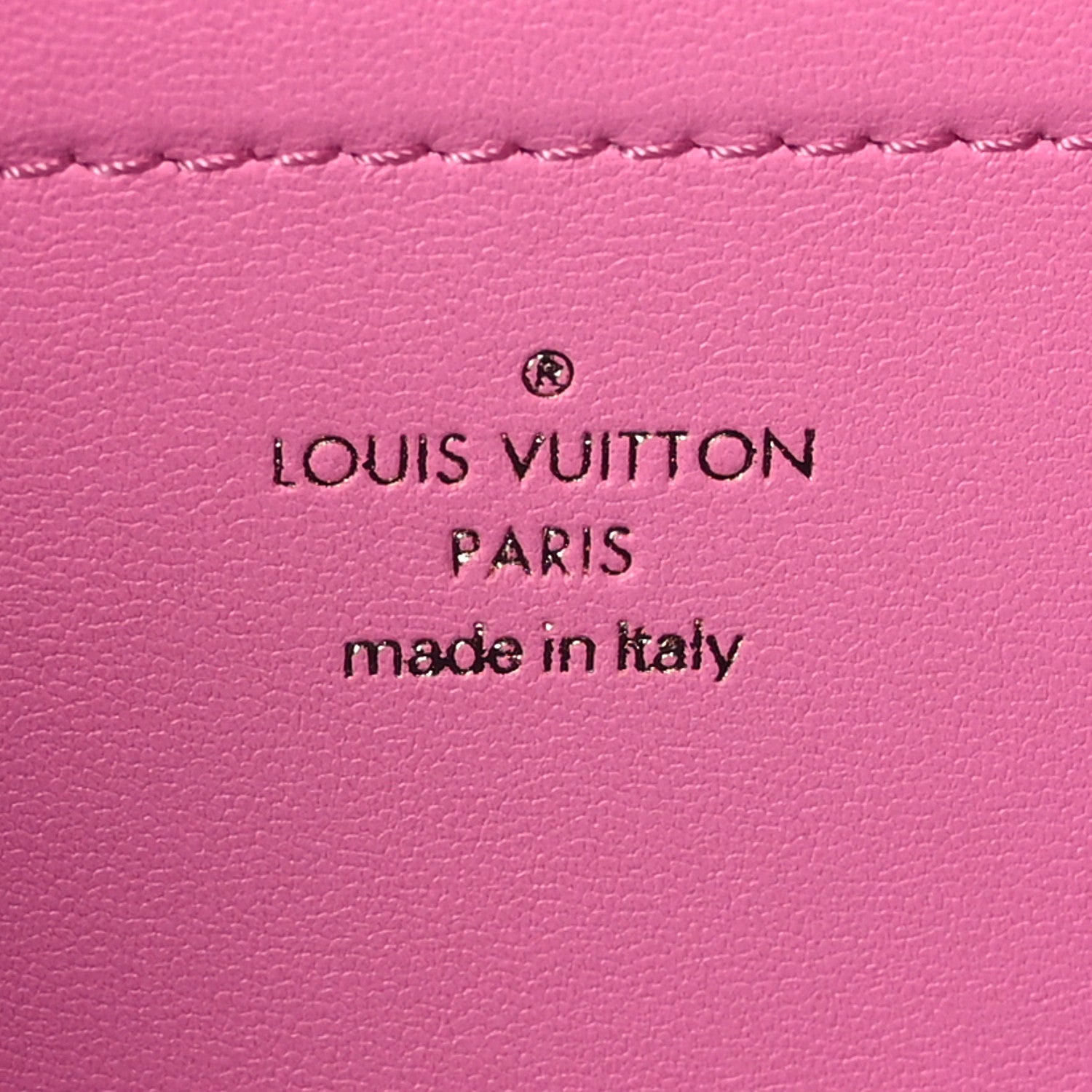 Louis Vuitton Lambskin Embossed Monogram Vuittamins Pochette Coussin Rose Violet 7 of 9