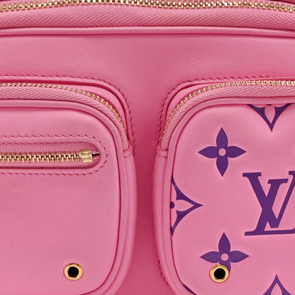 Louis Vuitton Calfskin Embossed Monogram Vuittamins Utility Crossbody Rose Violet 7 of 9