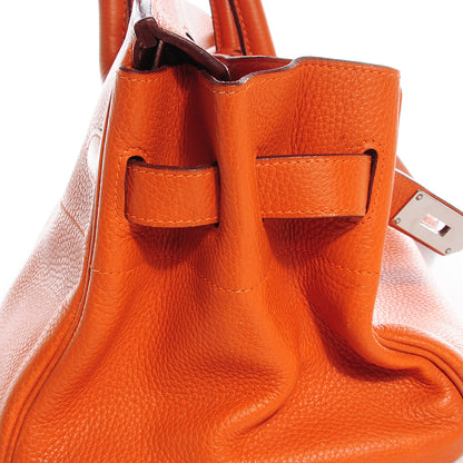 Hermes Taurillon Clemence JPG Birkin 42 Orange 13 of 21