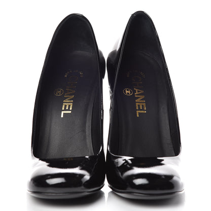 Chanel Patent Pumps 37 Black 2 of 14