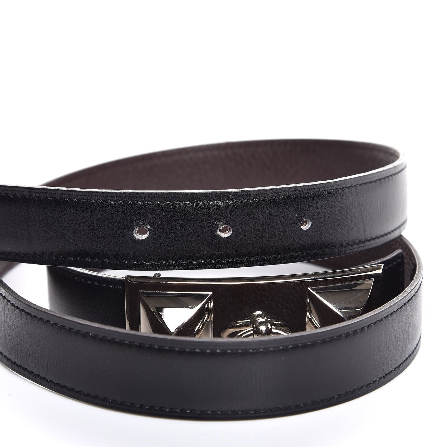 Box Togo 24mm Sydney Belt 90 Black Chocolate