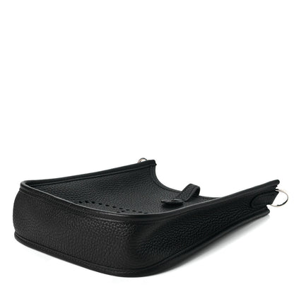 Hermes Taurillon Clemence Evelyne TPM Black 6 of 7