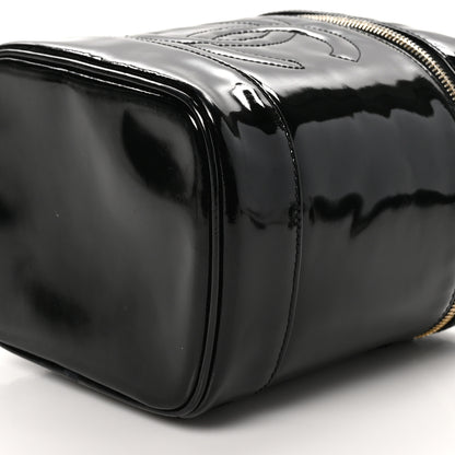 Chanel Patent Timeless Vanity Cosmetic Case Black 11 of 11