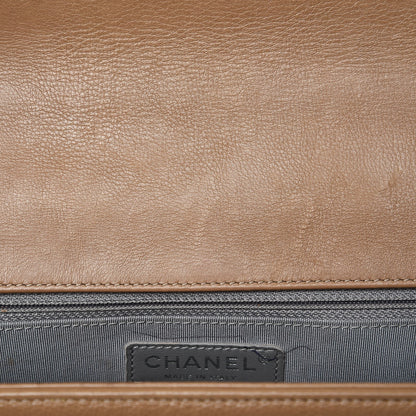 Chanel Calfskin Double Stitch New Medium Boy Flap Camel 16 of 18