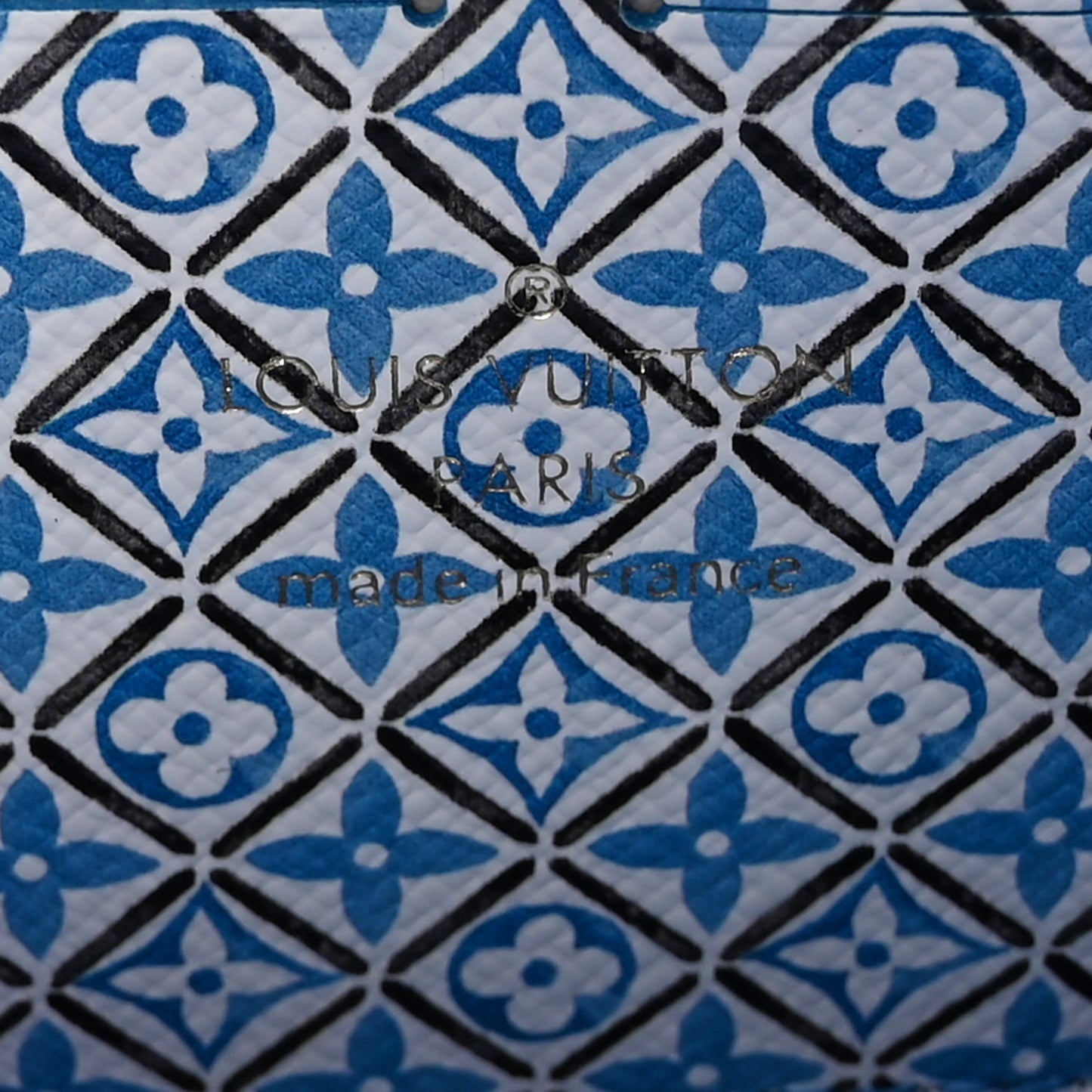 Monogram Giant By The Pool Zippy Wallet Resort Blue