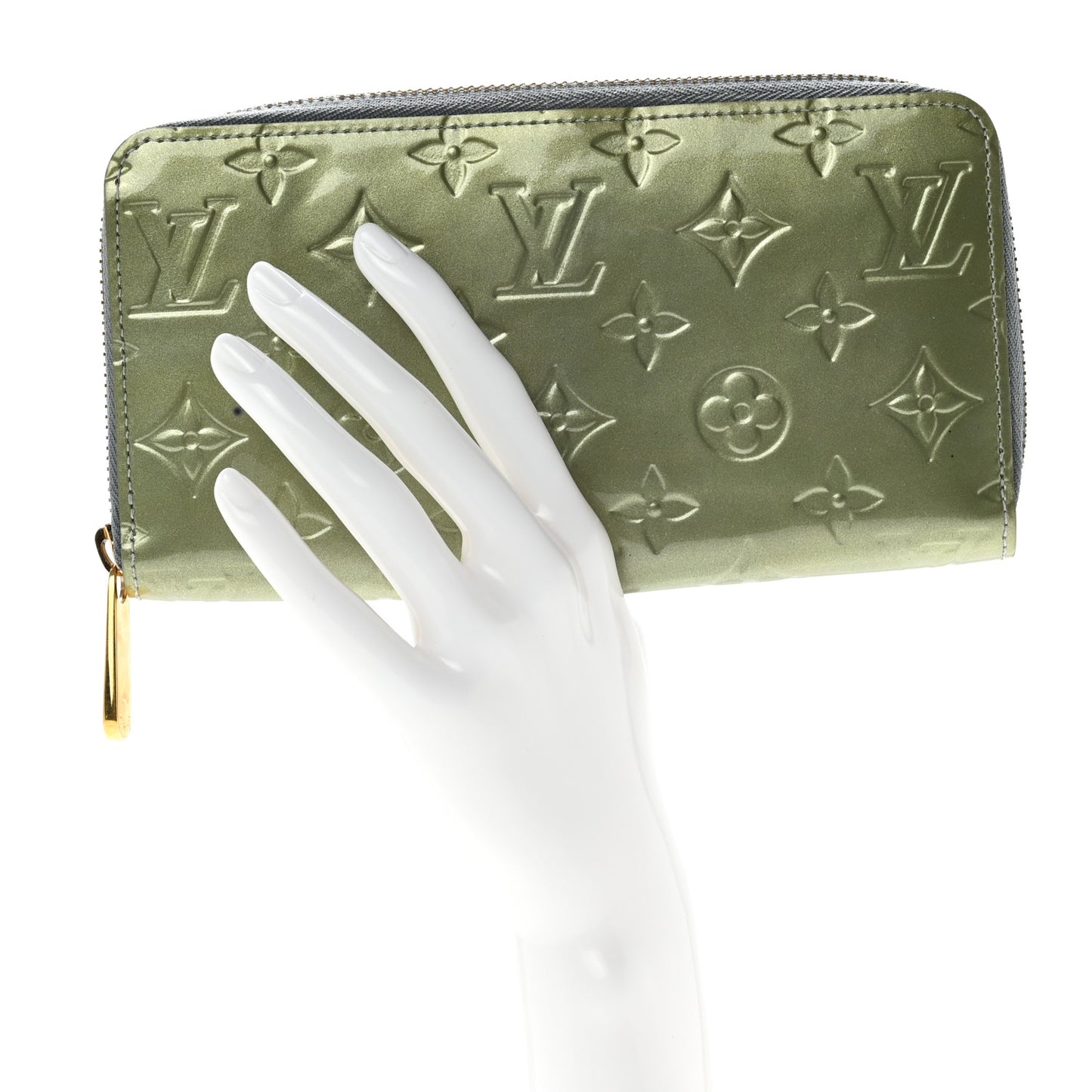 Vernis Zippy Wallet Gris Art Deco