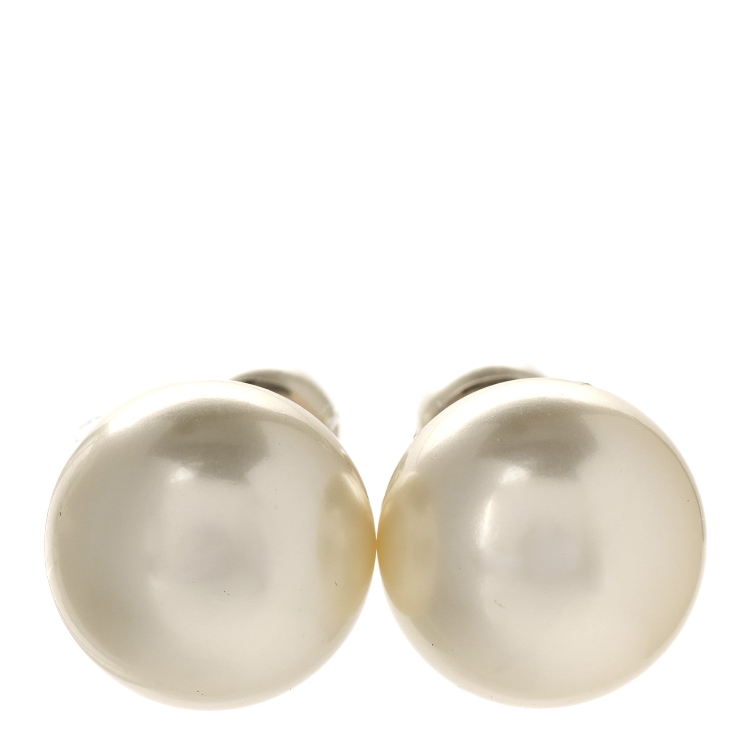 Christian Dior Pearl Mise En Dior Tribal Earrings Gold 1 of 5