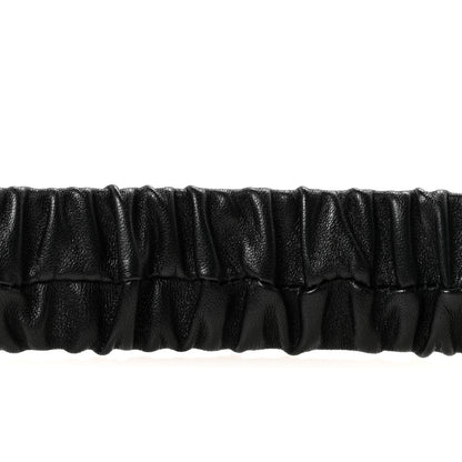 Chanel Lambskin Ruched CC Belt 90 36 Black 3 of 6