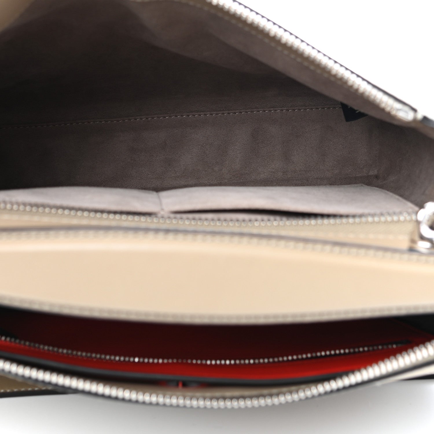 Fendi Vitello Baltico Dolce DotCom Satchel Tortora Papavero 5 of 11