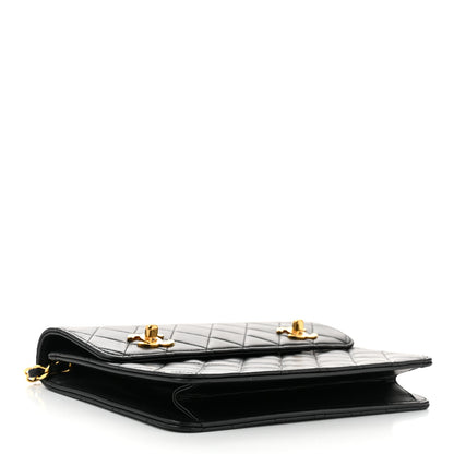 Chanel Lambskin Quilted Briefcase Satchel Black 4 of 10