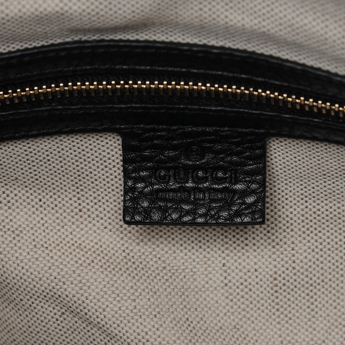 Calfskin Vintage Web Medium Boston Black