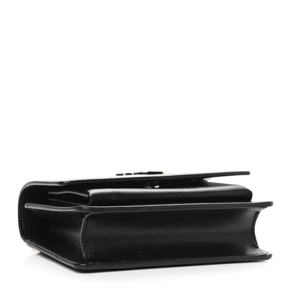 Saint Laurent Calfskin Monogram Sunset Chain Wallet Black 4 of 11