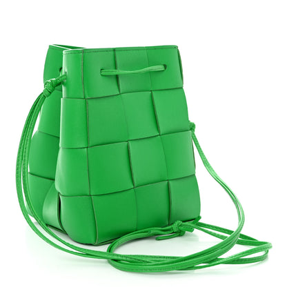 Bottega Veneta Nappa Maxi Intrecciato Small Cassette Bucket Bag Parakeet 3 of 9