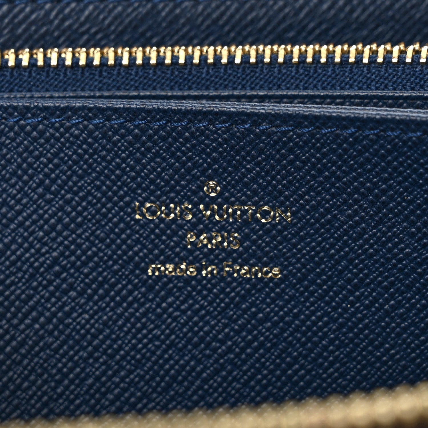 Louis Vuitton Monogram My LV Heritage Zippy Organizer Wallet Bleu Marine Bleu Vert 6 of 6