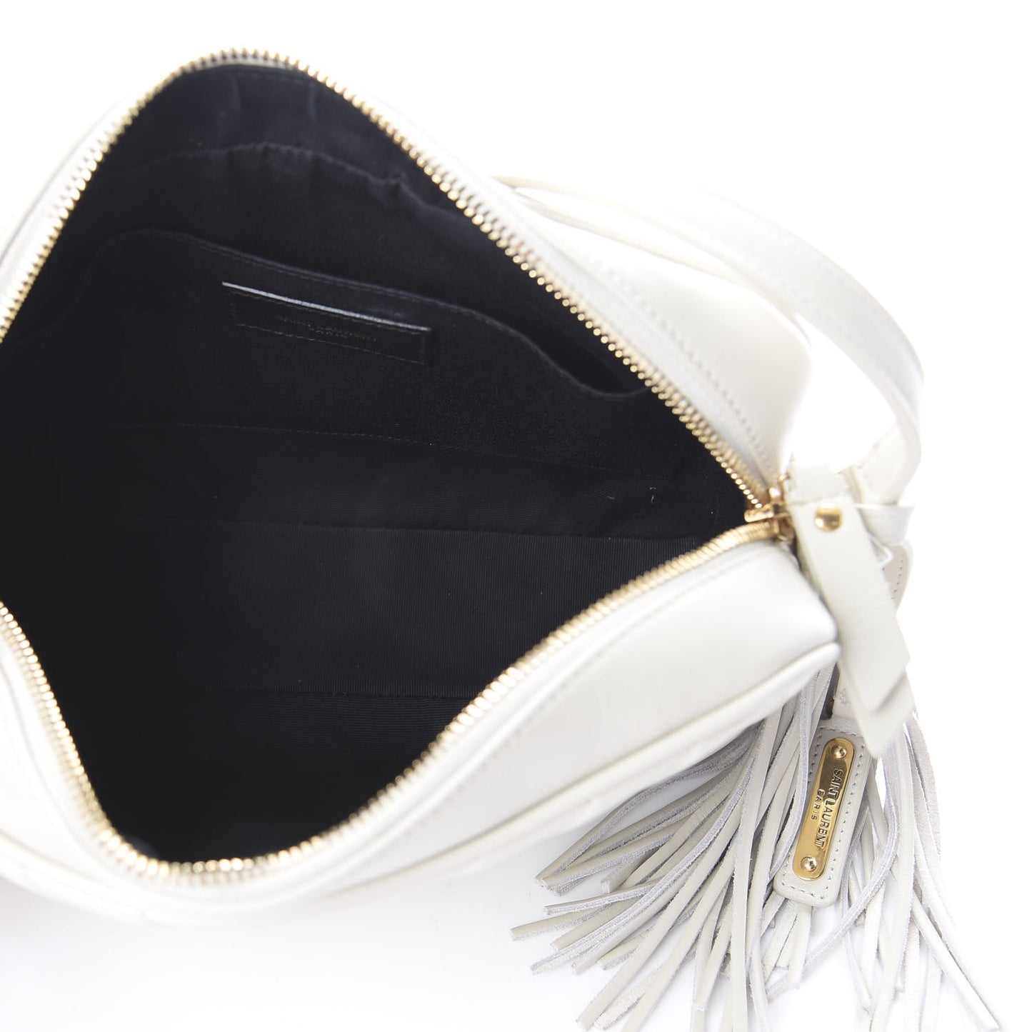Calfskin Matelasse Monogram Lou Camera Bag Crema Soft
