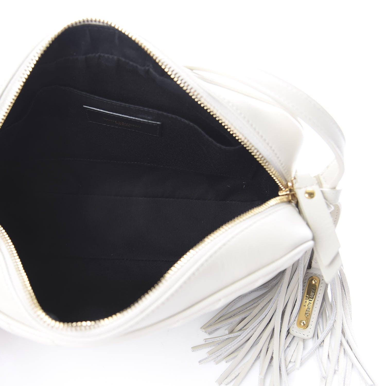 Saint Laurent Calfskin Matelasse Monogram Lou Camera Bag Crema Soft 4 of 8
