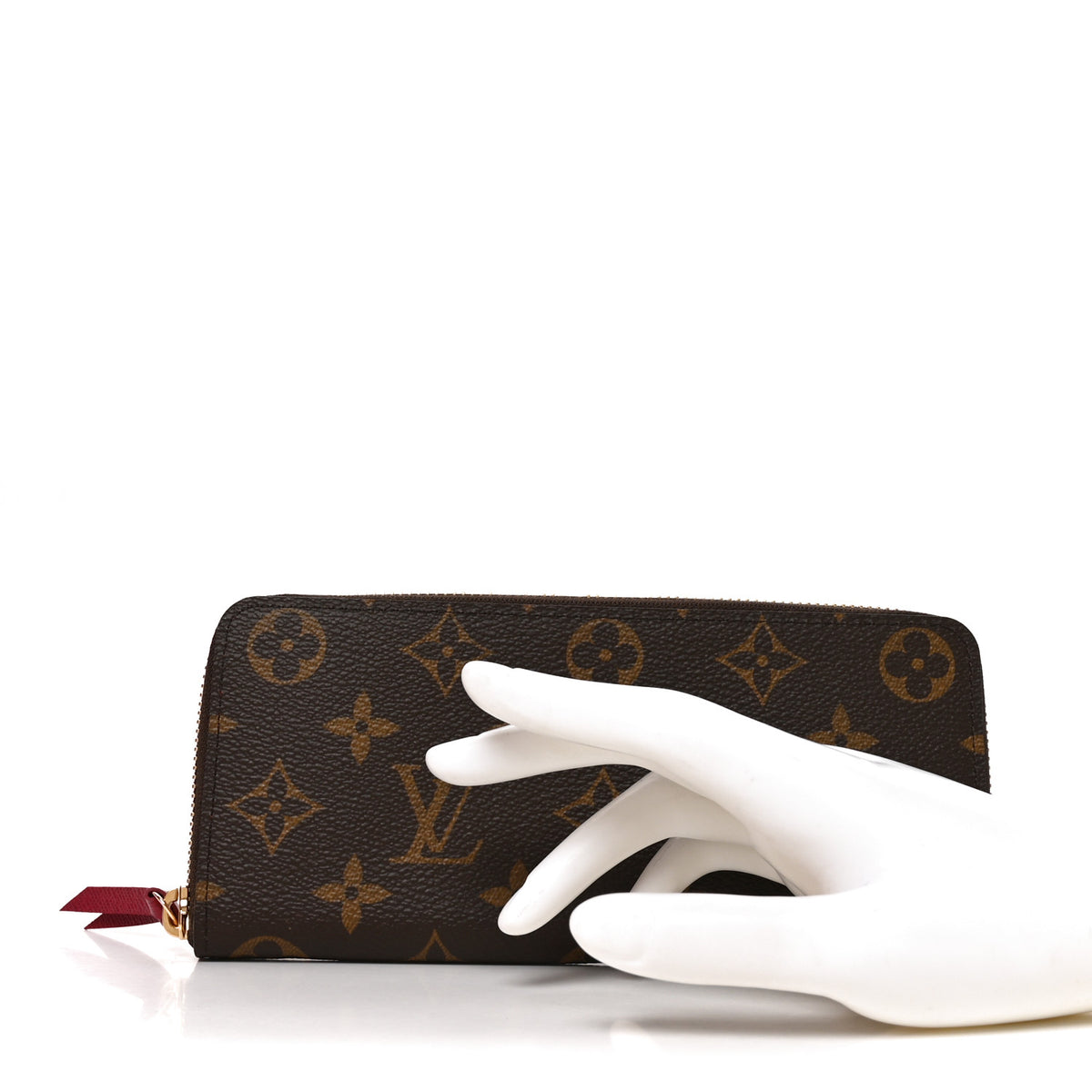 Monogram Clemence Wallet Fuchsia