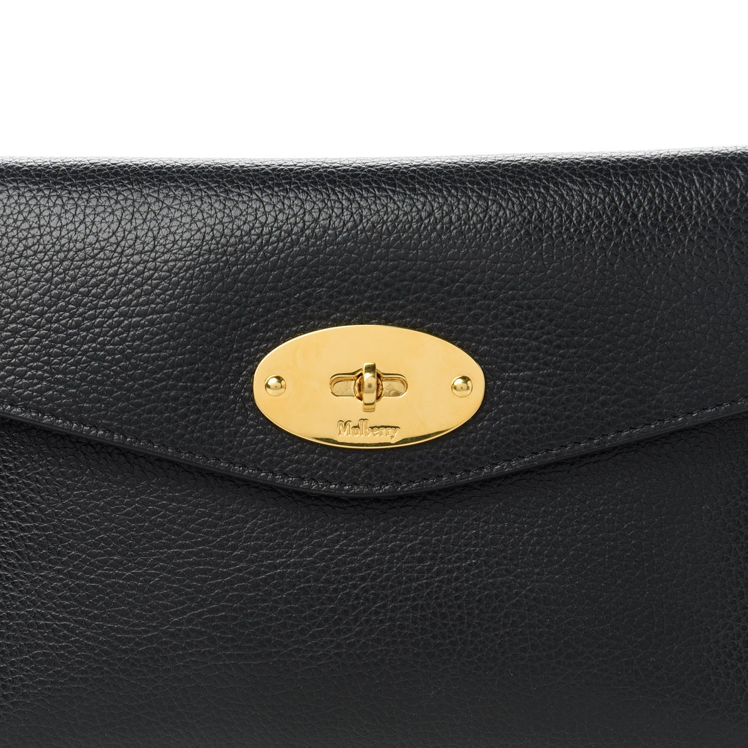 Mulberry Small Classic Grain Darley Cosmetic Pouch Black 9 of 9
