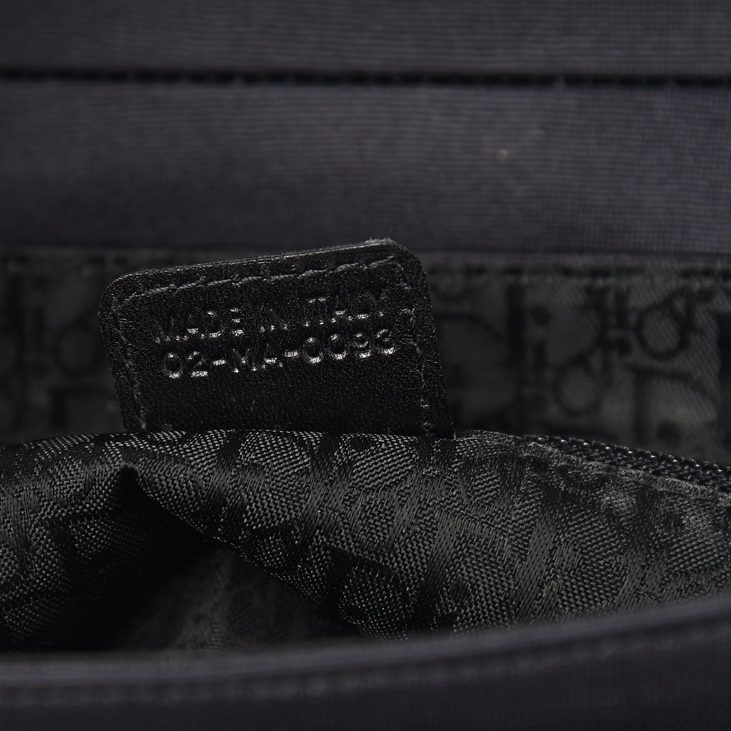 Christian Dior Silk Jersey Crystal Hardcore Clutch Black 6 of 10