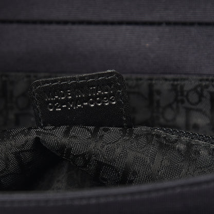 Christian Dior Silk Jersey Crystal Hardcore Clutch Black 6 of 10