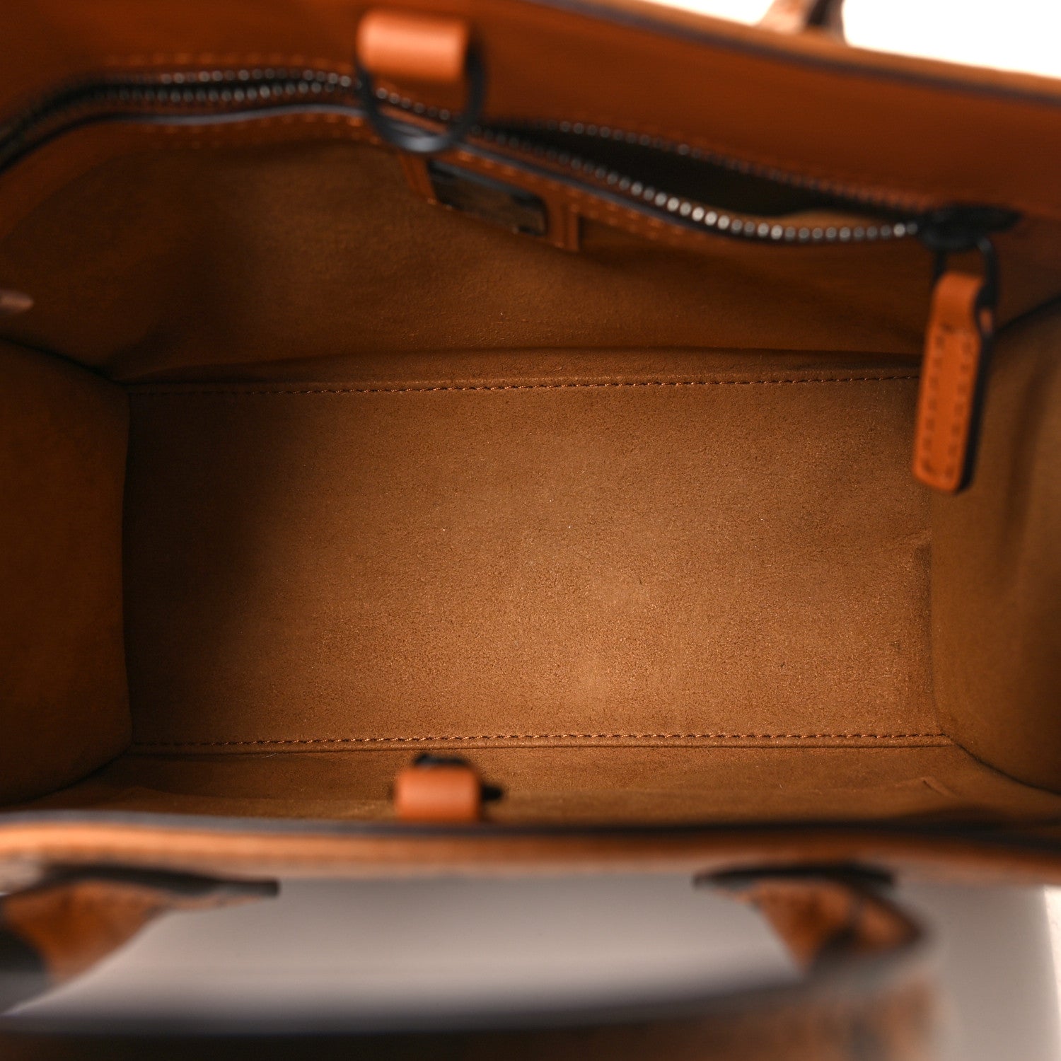 MCM Maxi Visetos Small Munchen Tote Cognac 5 of 9