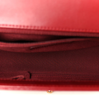 Chanel Lambskin Quilted New Medium Boy Flap Dark Red 5 of 11