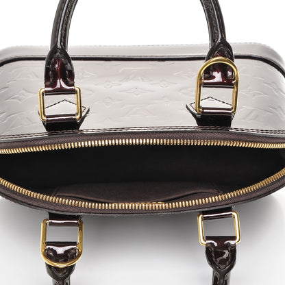 Louis Vuitton Vernis Alma BB Amarante 5 of 8