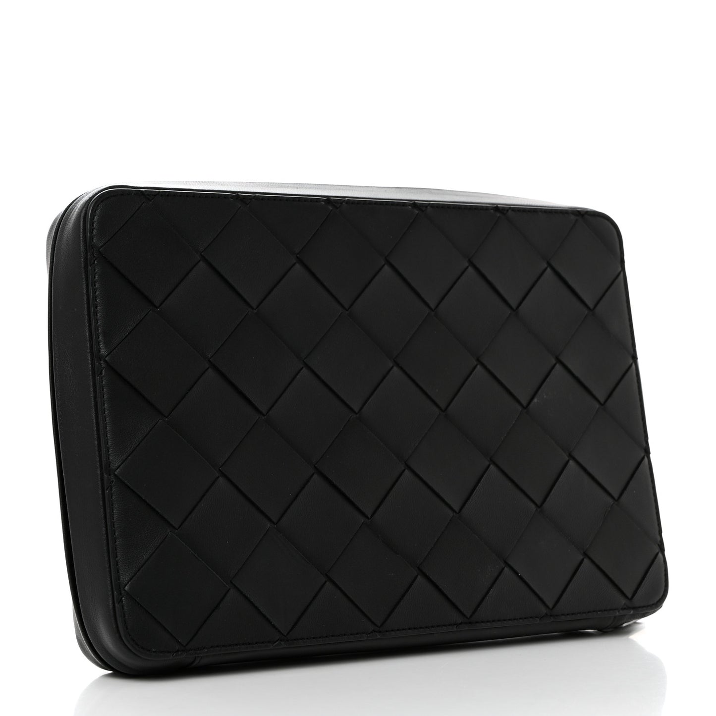 Nappa Intrecciato Organizer Case Black