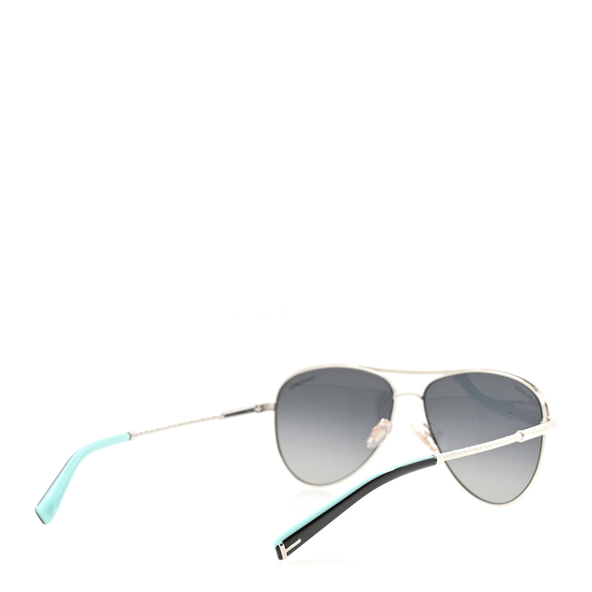 Tiffany Acetate TF3062 Pilot Sunglasses Black Blue 4 of 8