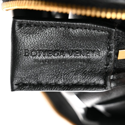 Bottega Veneta Lambskin Maxi Intrecciato Small Cassette Camera Bag Black 6 of 9