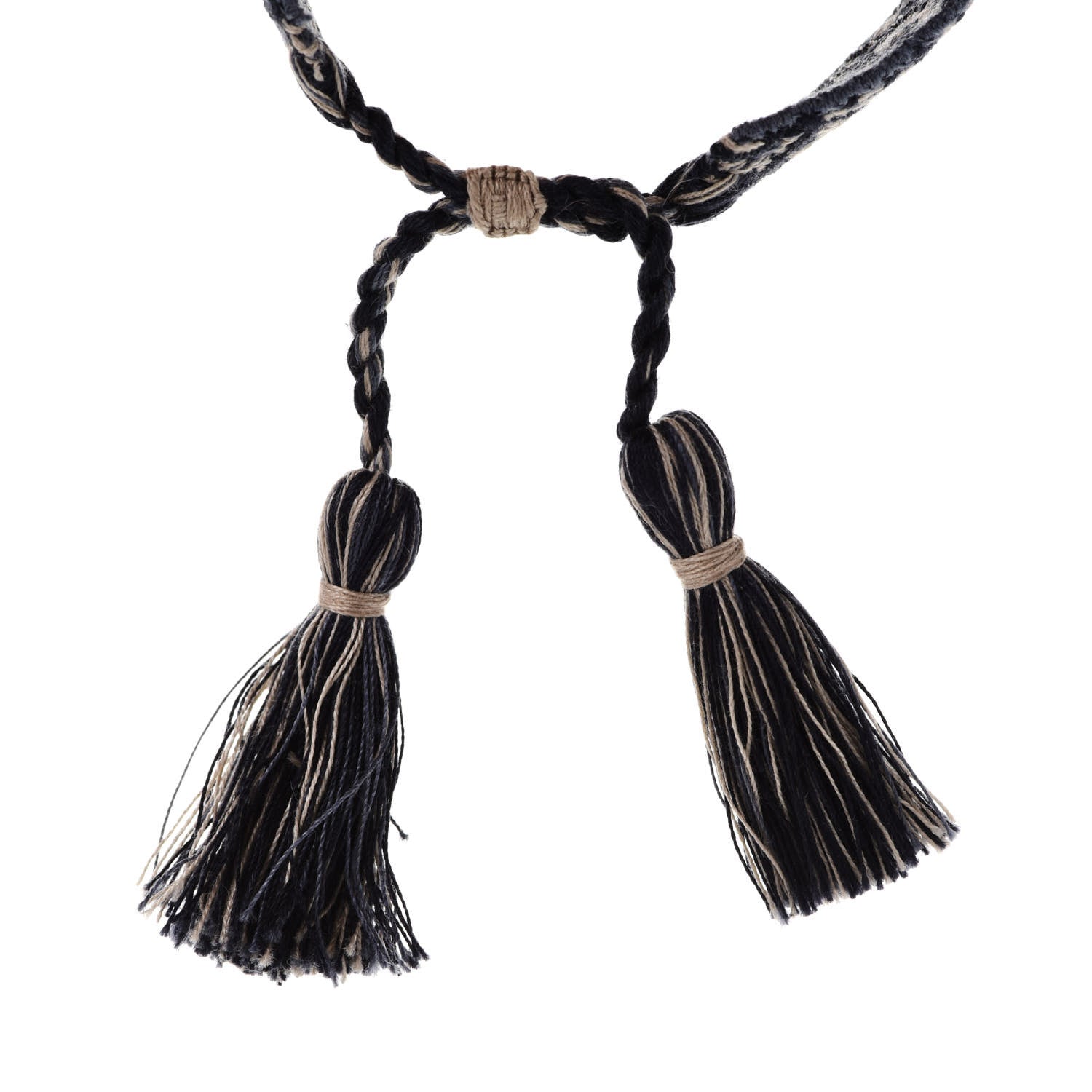Christian Dior Woven Cotton J'Adior Friendship Bracelet Navy 4 of 5
