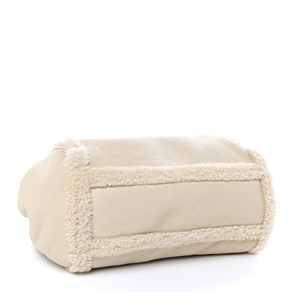 Saint Laurent Shearling Medium Nolita Shoulder Bag Natural 5 of 8