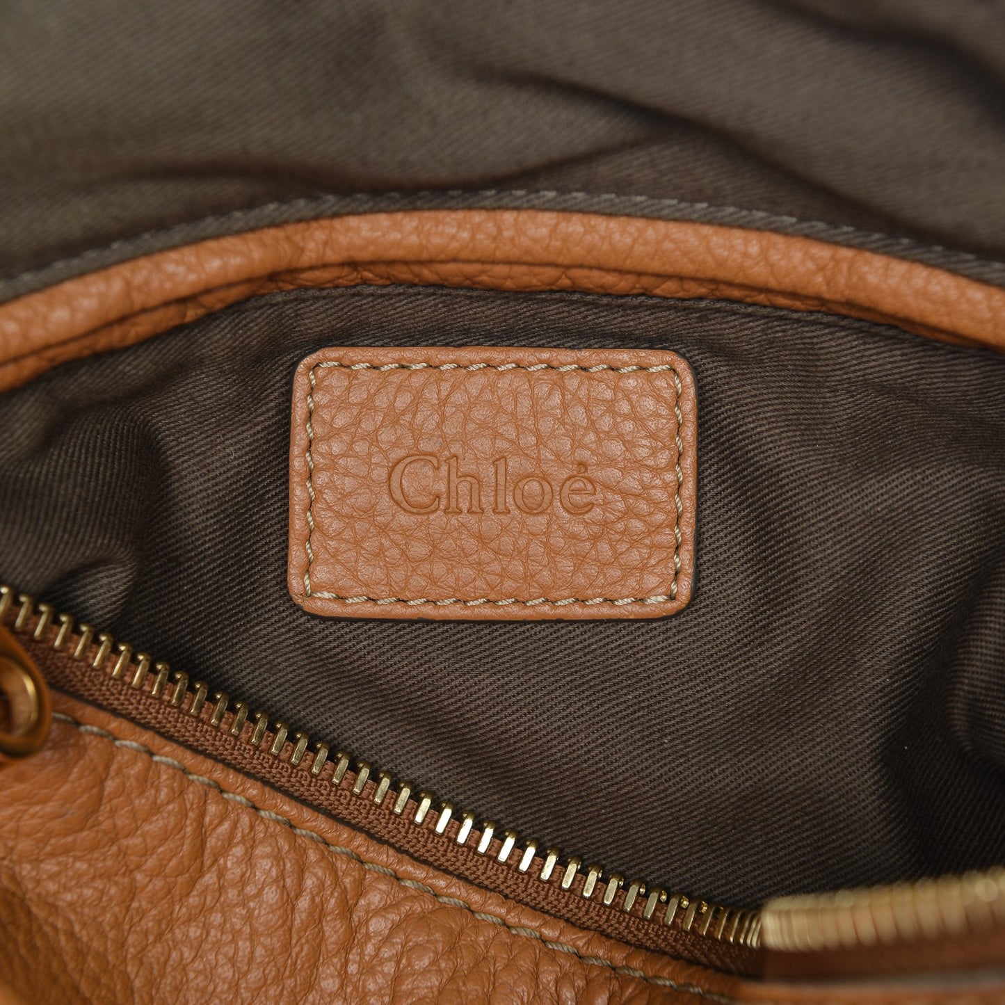 Calfskin Medium Marcie Satchel Brown Sugar