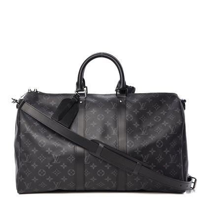 Louis Vuitton Monogram Eclipse Keepall Bandouliere 45 1 of 11