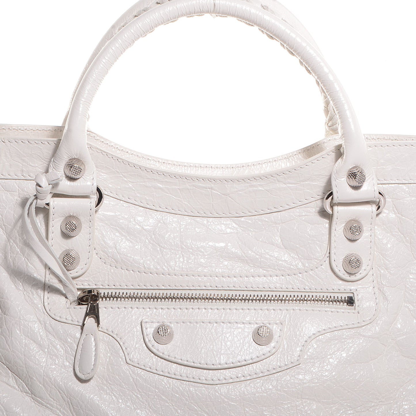 Agneau Giant 12 Silver Hardware City Ivory
