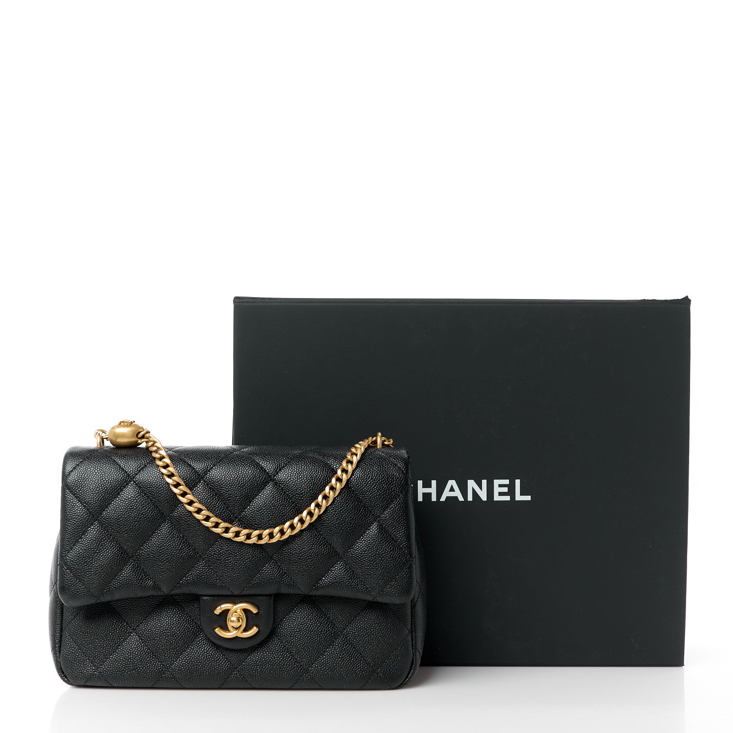 Chanel Caviar Quilted Sweetheart Flap Black 11 of 11